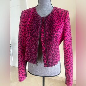 BCBGMaxAzria Cheetah Pink Blazer